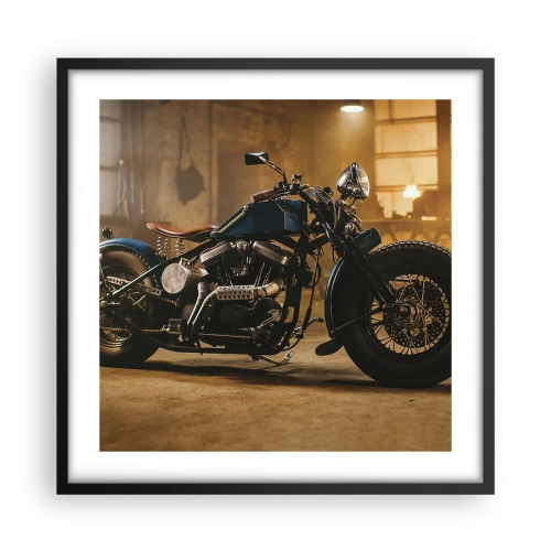 Affiche dans un cadre noir - Poster - Je peux tout - 50x50 cm