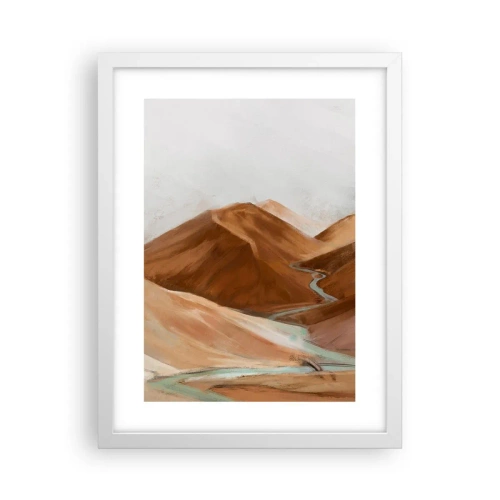 Affiche dans un cadre blanc - Poster - A la source - 30x40 cm