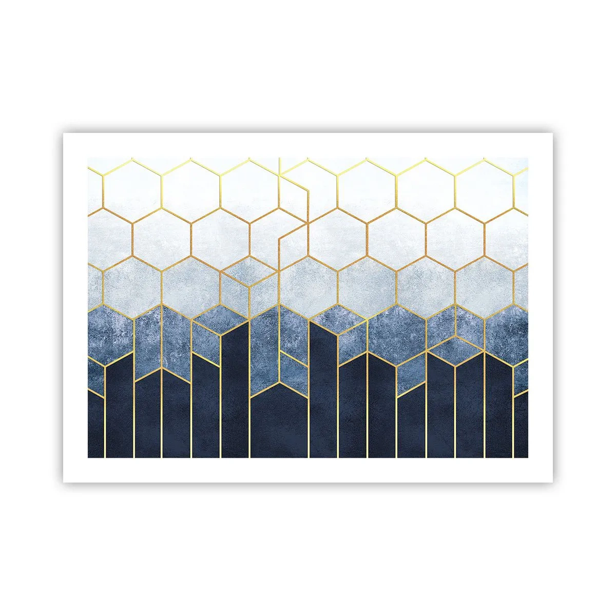 Affiche - Poster - Composition en rythme syncopé - 70x50 cm