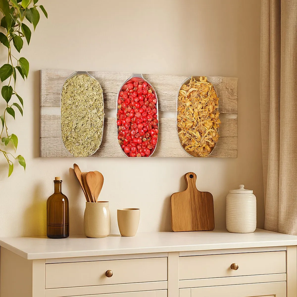 Impression sur toile - Image sur toile - Magie de la cuisine - 100x40 cm