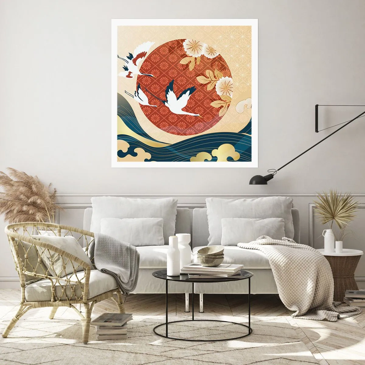 Affiche - Poster - Conte japonnais - 30x30 cm