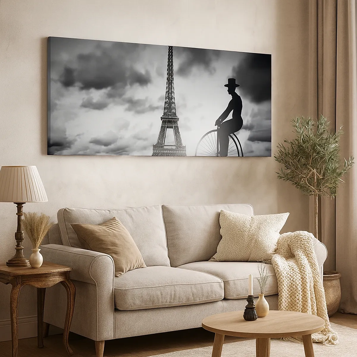 Impression sur toile - Image sur toile - Nostalgie de la Belle Epoque - 30x30 cm