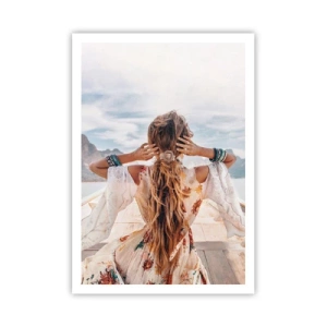 Affiche - Poster - En route vers le bonheur - 70x100 cm