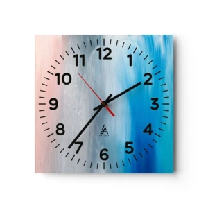 Horloge murale - Pendule murale - Éléments : air - 30x30 cm