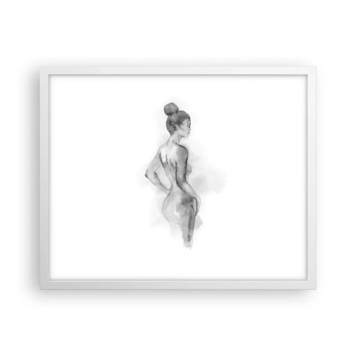 Affiche dans un cadre blanc - Poster - Belle comme une peinture - 50x40 cm