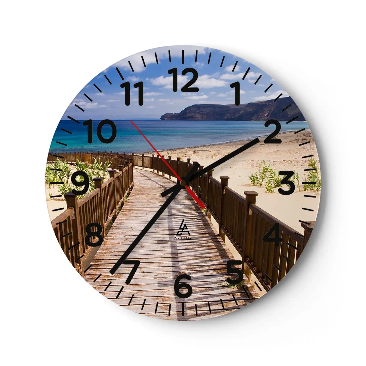 Horloge murale - Pendule murale - Emmène-moi dans les îles du bonheur - 30x30 cm