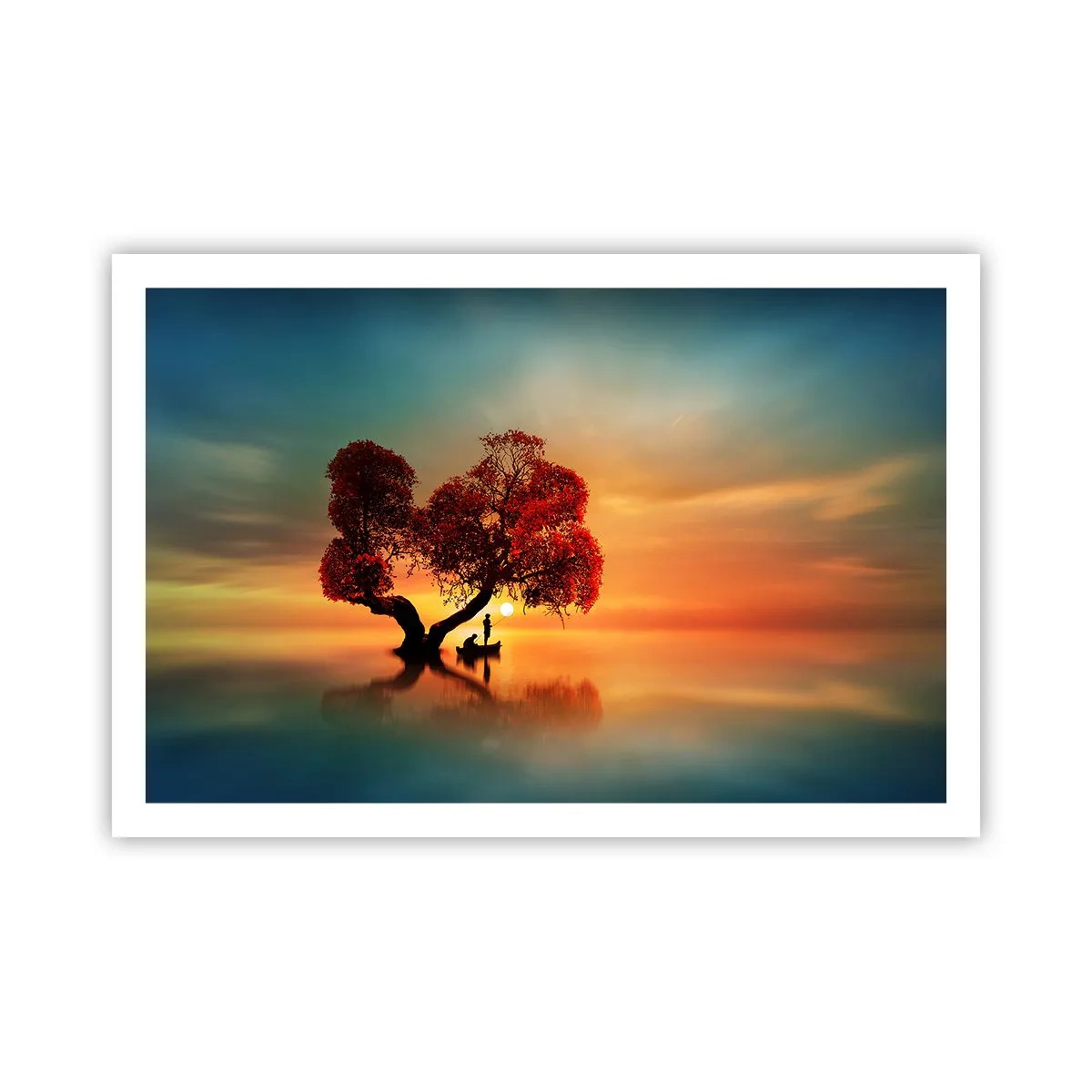 Affiche - Poster - Plénitude et éloignement sans monde - 91x61 cm