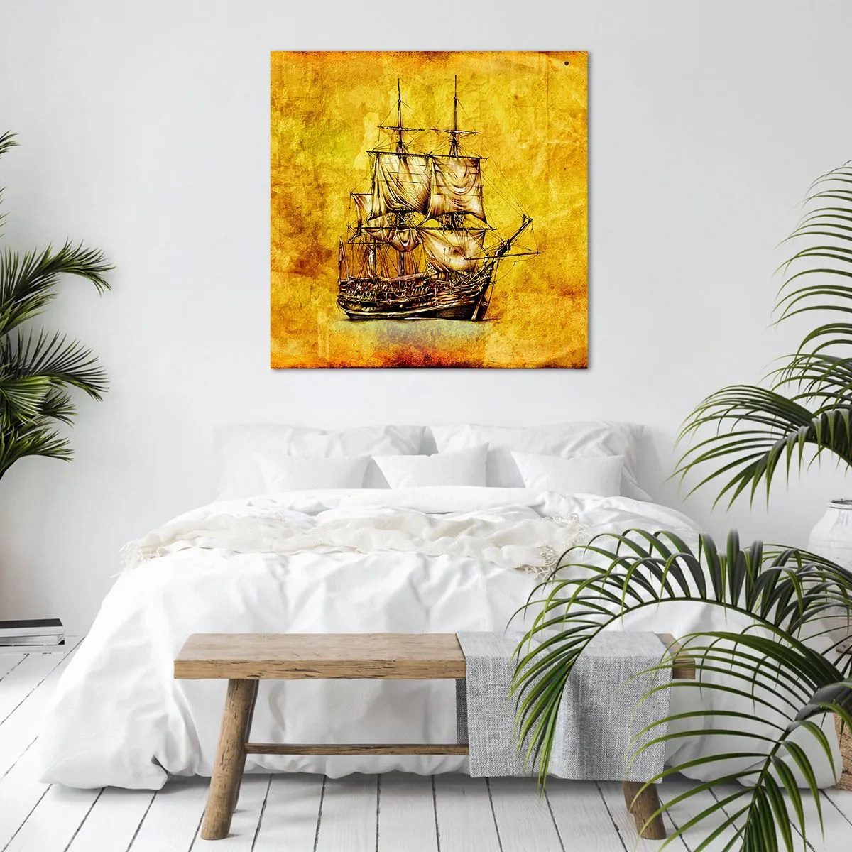 Impression sur toile - Image sur toile - En direction de l'ile de la tortue ! - 30x30 cm