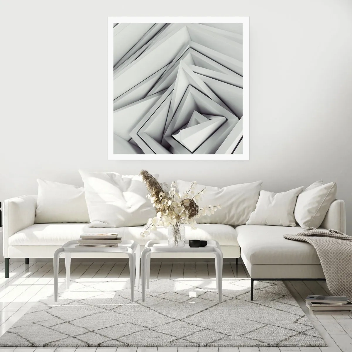 Affiche - Poster - Bourgeon d’angles vifs - 30x30 cm