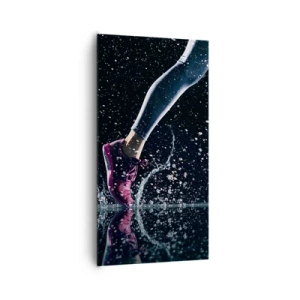 Impression sur toile - Image sur toile - Combien de force dans les jambes - 65x120 cm