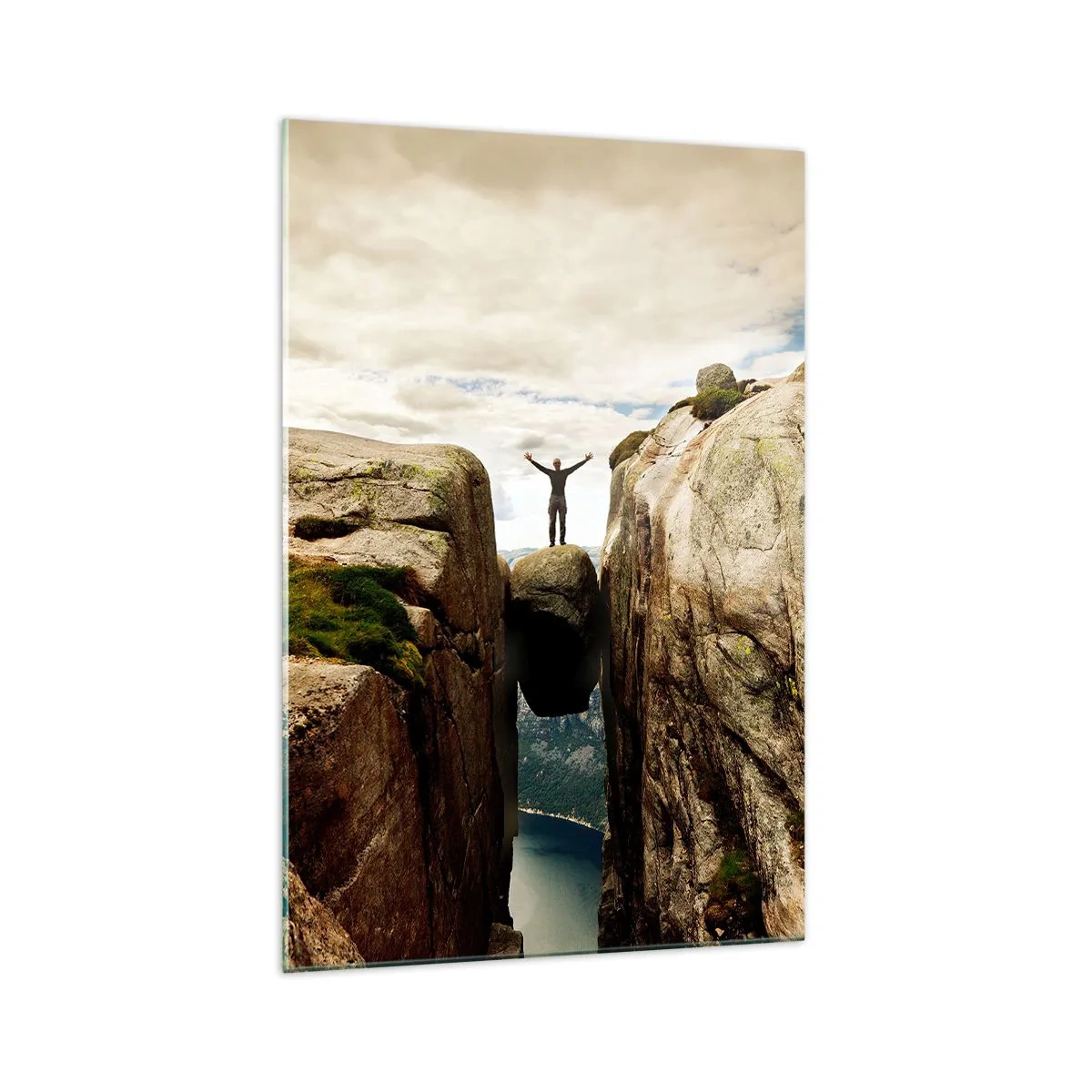 Impression sur verre - Image sur verre - Comment vous sentez-vous§ - 70x100 cm