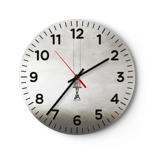 Horloge murale - Pendule murale - Enfant en nous - 30x30 cm