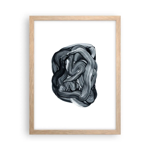 Affiche dans un chêne clair - Poster - Ce n'est pas si simple - 30x40 cm