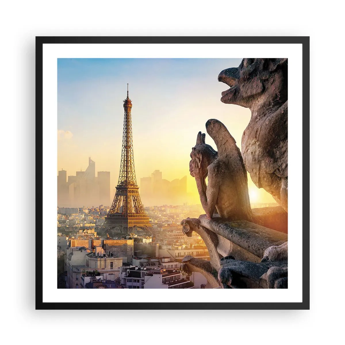 Affiche dans un cadre noir - Poster - Tellement de choses ont changés... - 60x60 cm