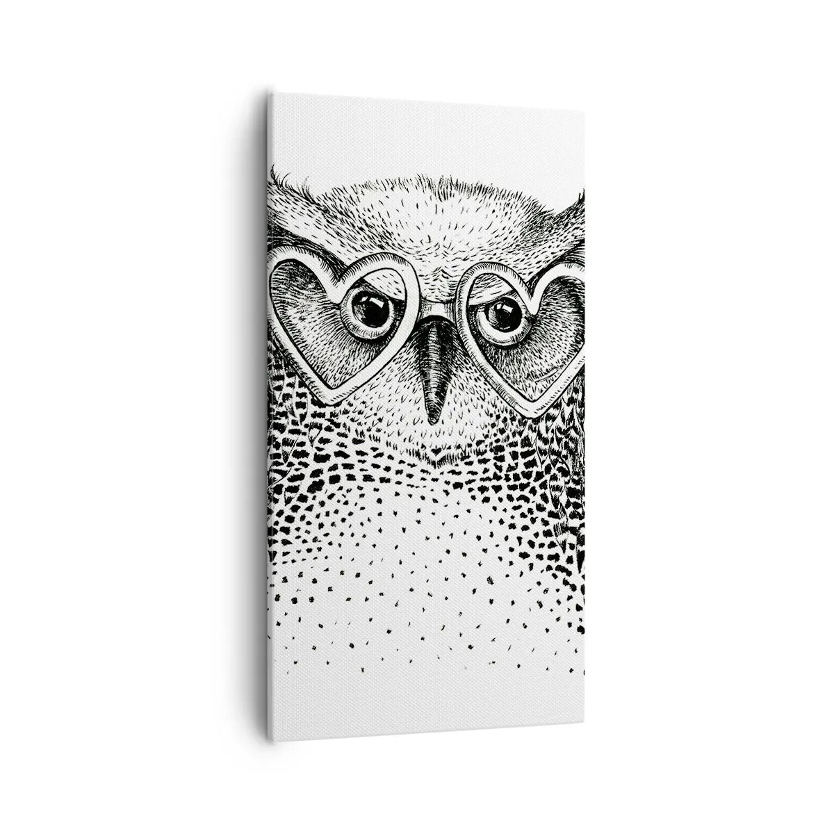 Impression sur toile - Image sur toile - Sagement et avec amour - 55x100 cm