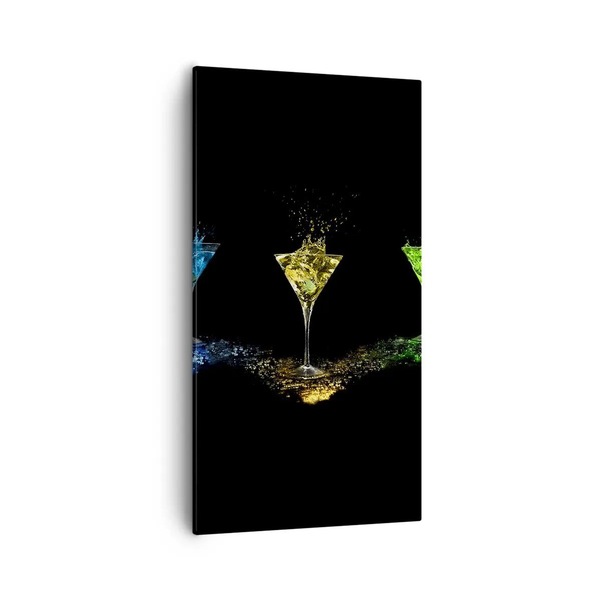 Impression sur toile - Image sur toile - Couleurs de joie en verre de cristal - 55x100 cm