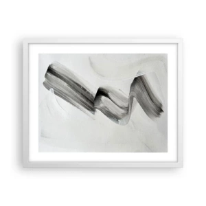 Affiche dans un cadre blanc - Poster - Mine de rien pour s'amuser - 50x40 cm