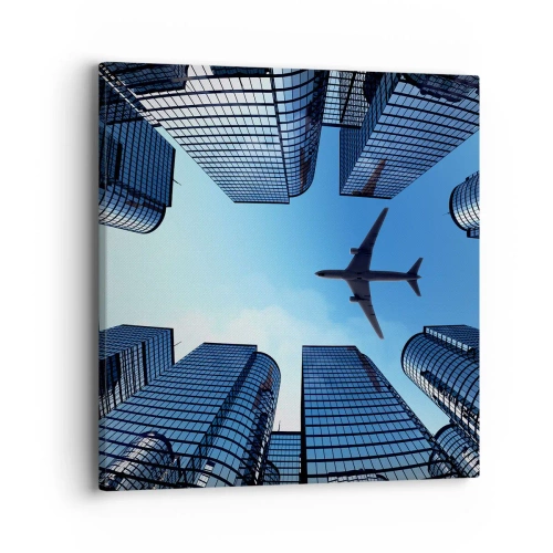 Impression sur toile - Image sur toile - La vue depuis le ravin de verre - 40x40 cm