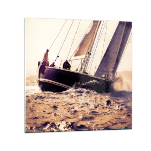 Impression sur verre - Image sur verre - Navigue, marin - 30x30 cm