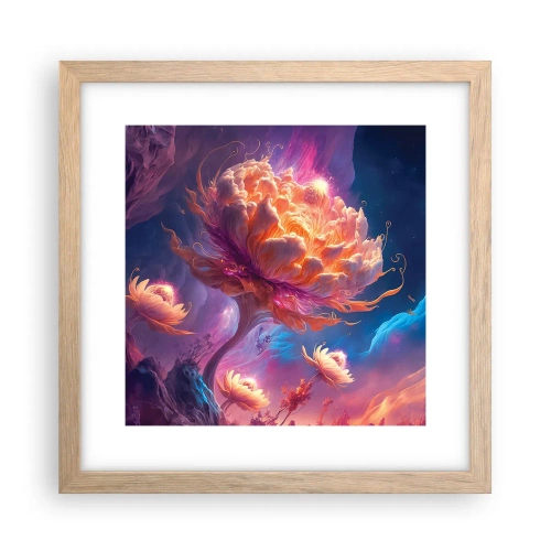 Affiche dans un chêne clair - Poster - Un autre monde - 30x30 cm