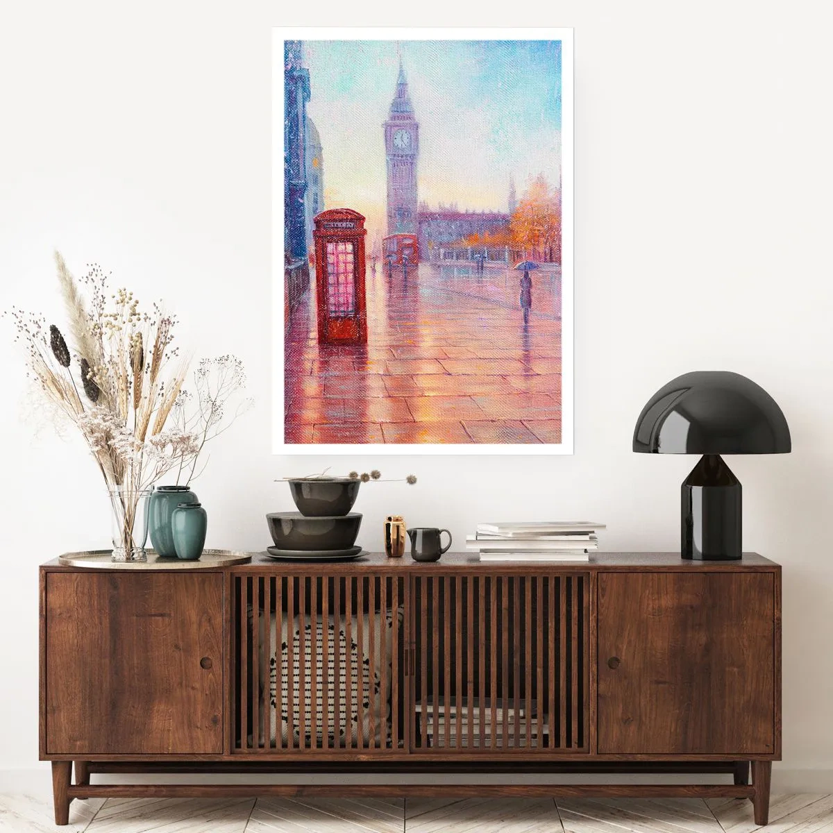Affiche - Poster - Jour automnal londonien - 30x40 cm