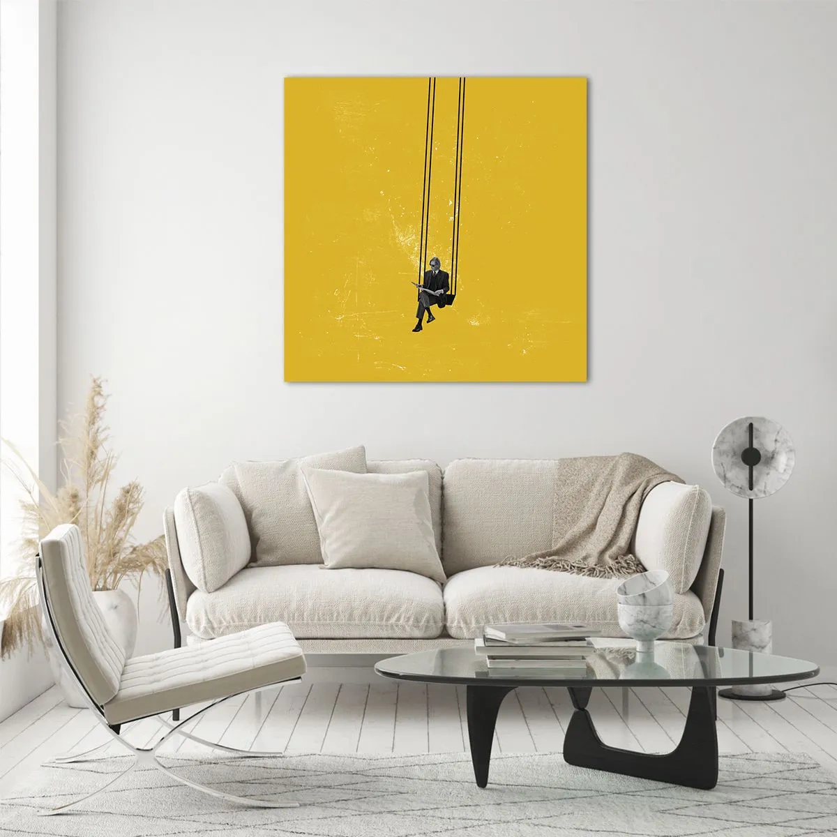 Impression sur verre - Image sur verre - Un jour comme tous les jours - 70x70 cm