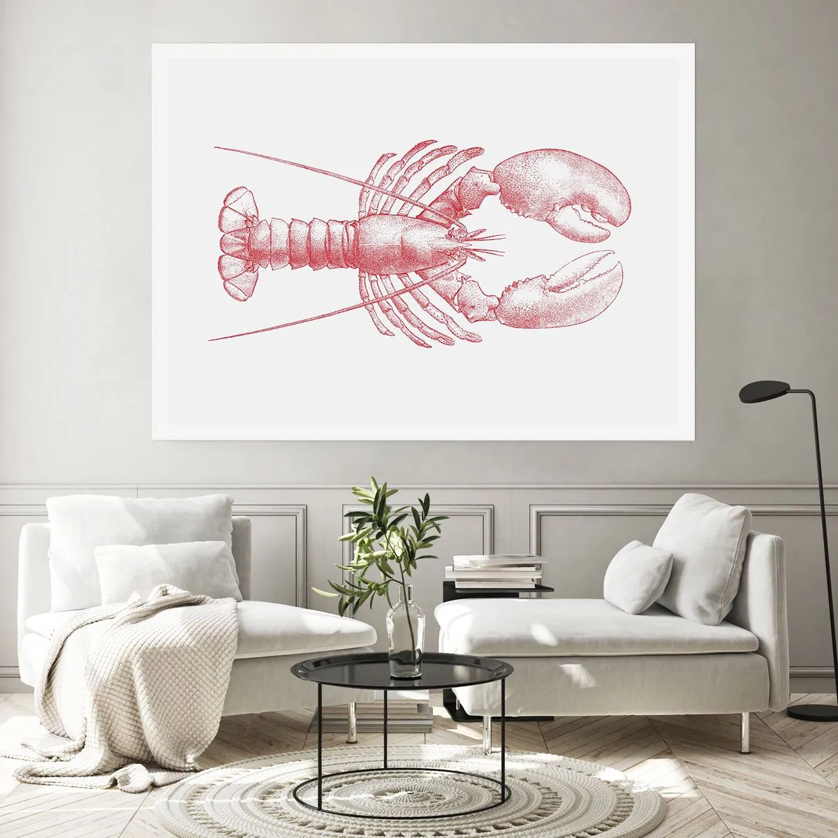 Affiche - Poster - Un homard digne d'Homère - 70x50 cm