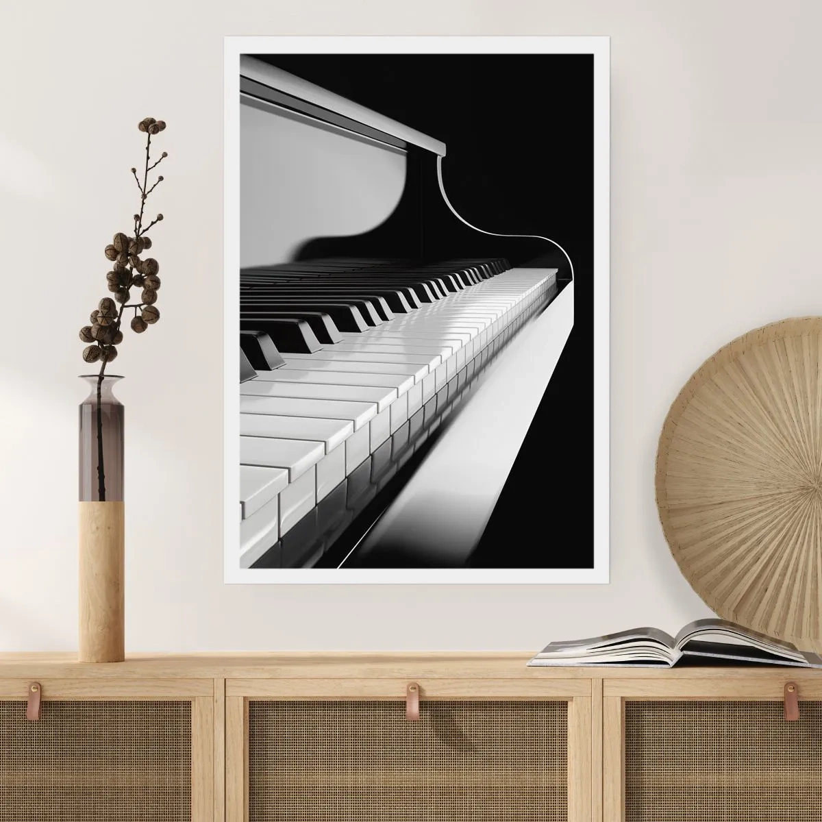 Affiche - Poster - Harmonie des formes et des couleurs - 40x50 cm