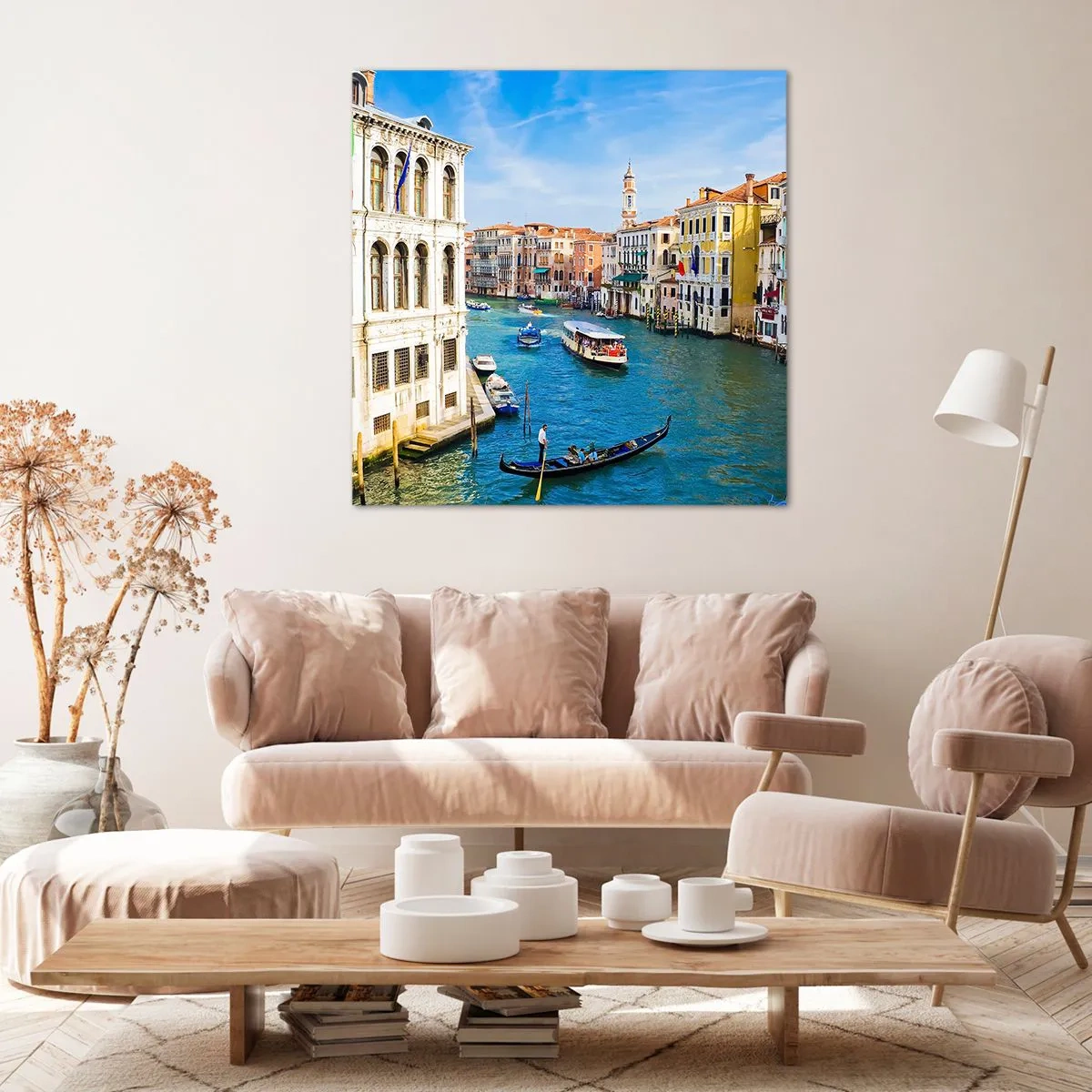 Impression sur toile - Image sur toile - Trafic de rue unique au monde - 50x50 cm