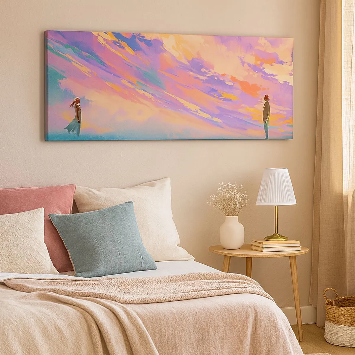 Impression sur toile - Image sur toile - La force d'attraction - 100x40 cm