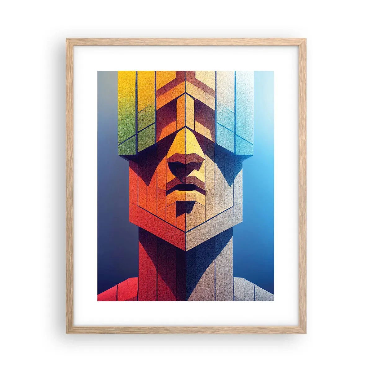 Affiche dans un chêne clair - Poster - Un homme de principes - 40x50 cm