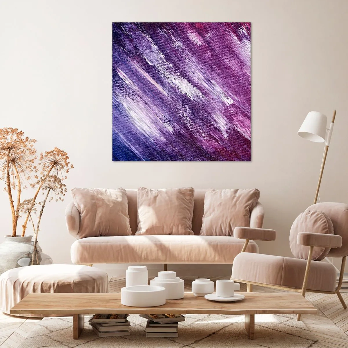 Impression sur toile - Image sur toile - Quand le vent ensoleillé souffle - 50x50 cm