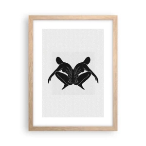 Affiche dans un chêne clair - Poster - Une âme commune - 30x40 cm