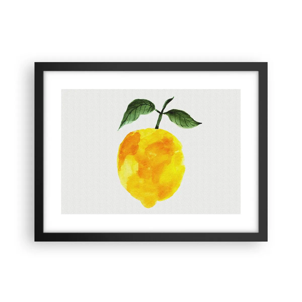 Affiche dans un cadre noir - Poster - Comment reconnaitre le goût du soleil - 40x30 cm