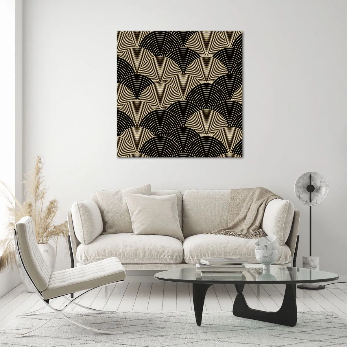 Impression sur verre - Image sur verre - Unité dans la multiplicité - 70x70 cm