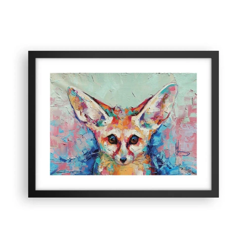 Affiche dans un cadre noir - Poster - Etes-vous prêts pour moi? - 40x30 cm