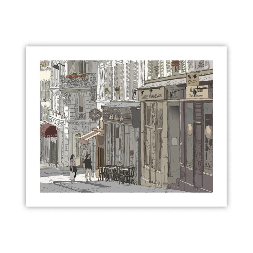 Affiche - Poster - Joie de la ville - 50x40 cm