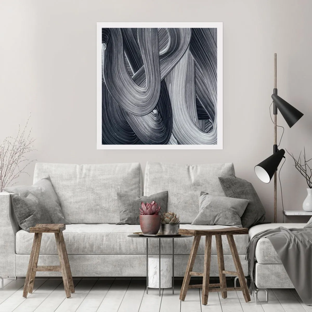 Affiche - Poster - La fluidité de la réalité - 60x60 cm