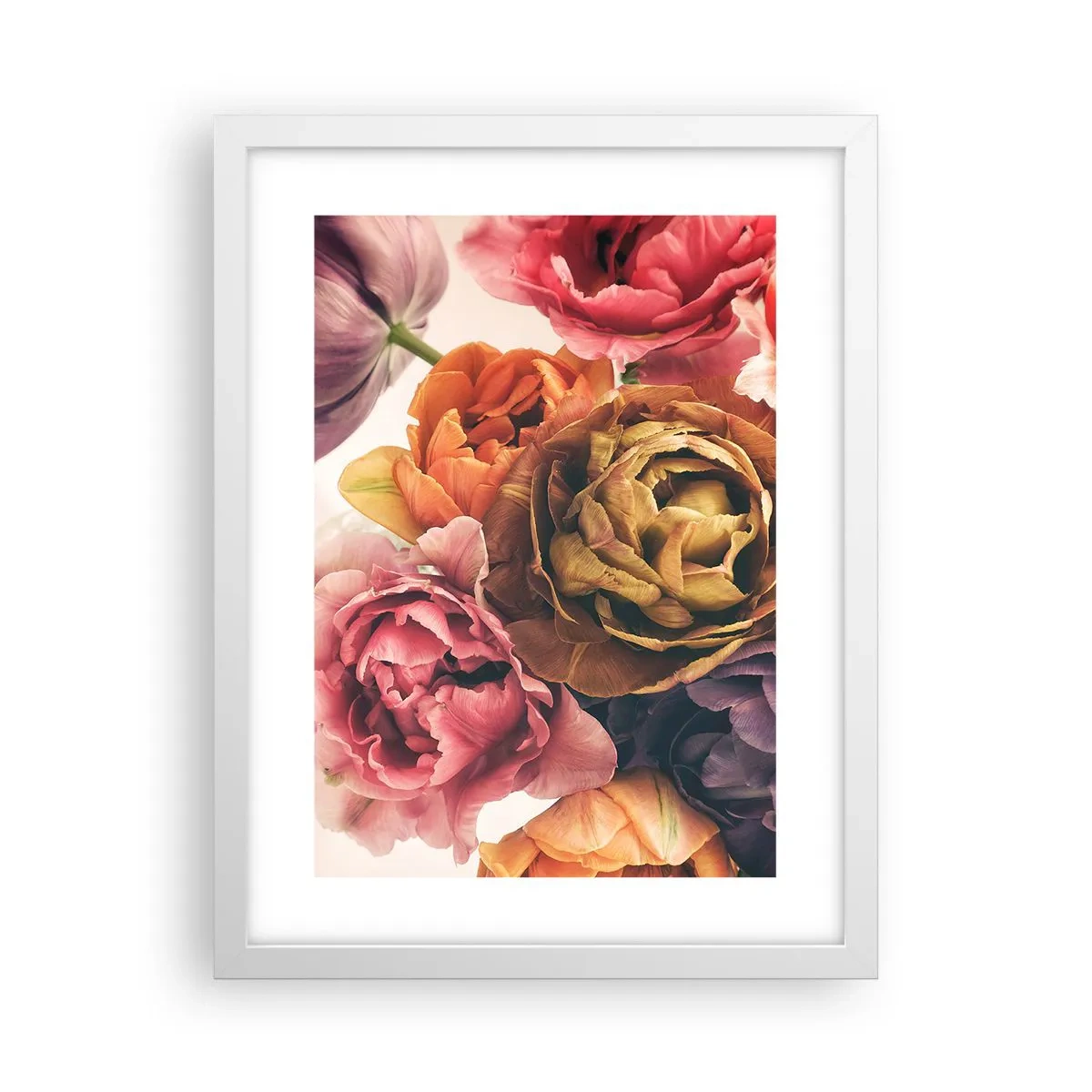 Affiche dans un cadre blanc - Poster - La fête de la vie - 30x40 cm