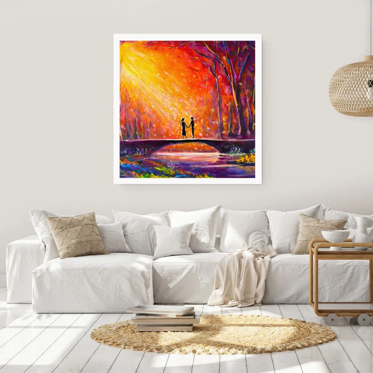 Affiche - Poster - Le ciel les aime aussi - 30x30 cm