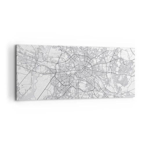 Impression sur toile - Image sur toile - Fleur de Berlin - 100x40 cm