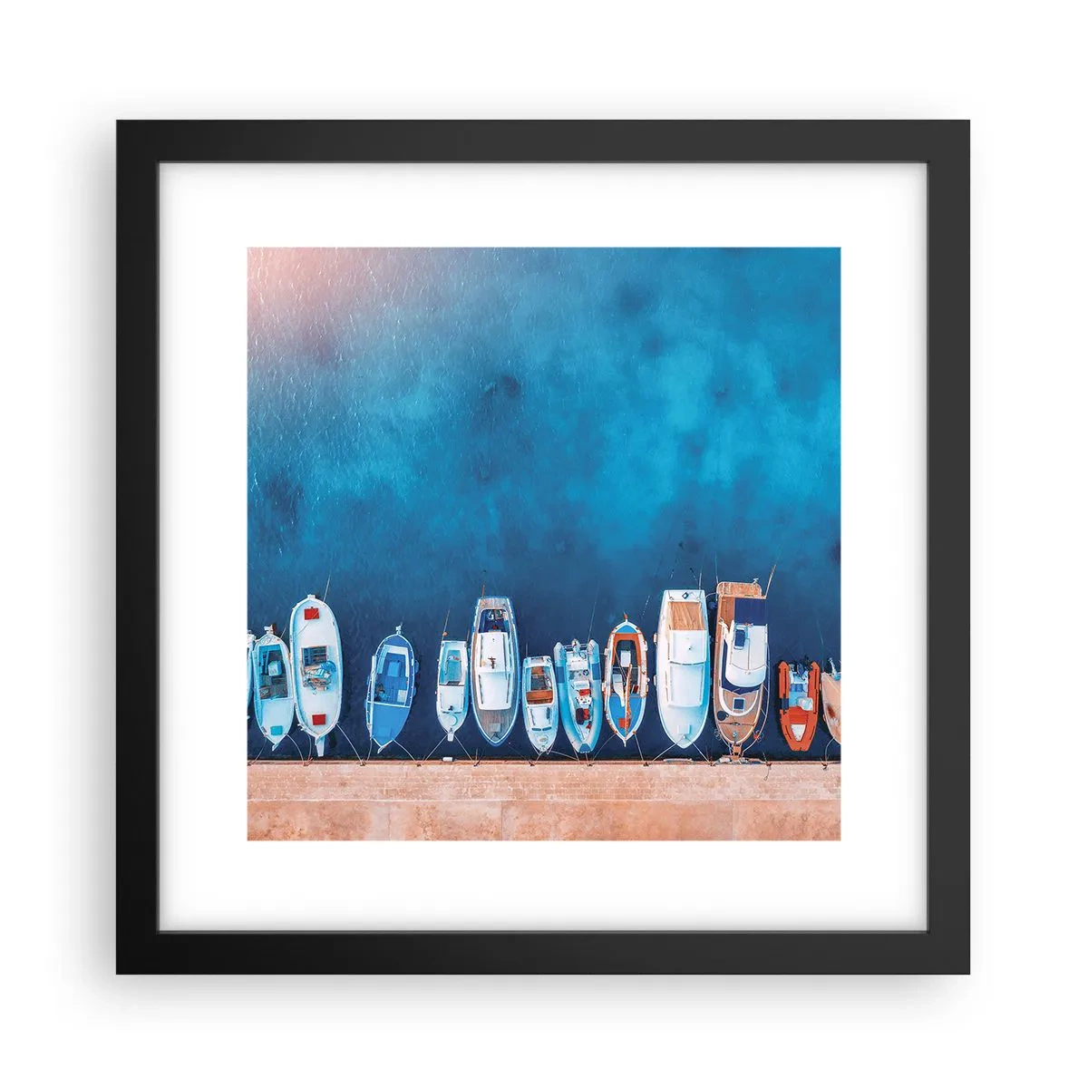 Affiche dans un cadre noir - Poster - En une seule fois - 30x30 cm