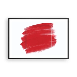 Affiche dans un cadre noir - Poster - En dehors du cadre - 91x61 cm