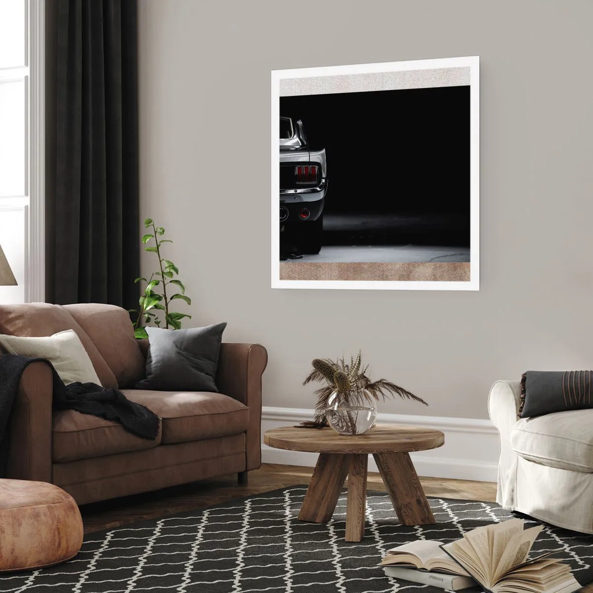 Affiche - Poster - Le charme du classique - 40x40 cm