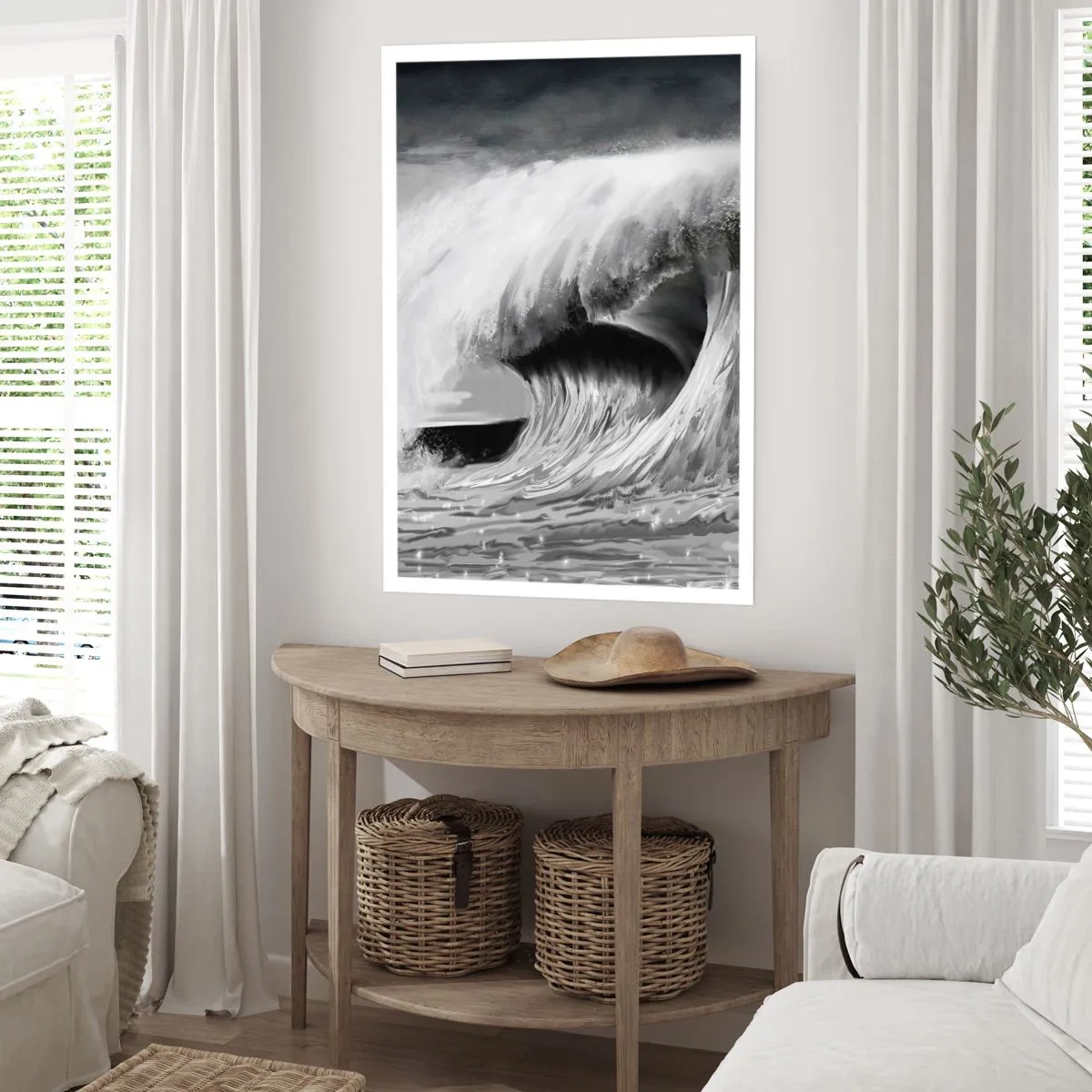Affiche - Poster - La colère de l'océan - 30x40 cm