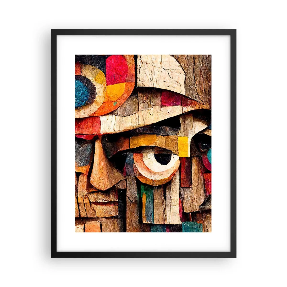 Affiche dans un cadre noir - Poster - Je te vois… - 40x50 cm