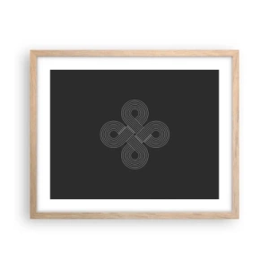 Affiche dans un chêne clair - Poster - Dans l'âme celtique - 50x40 cm