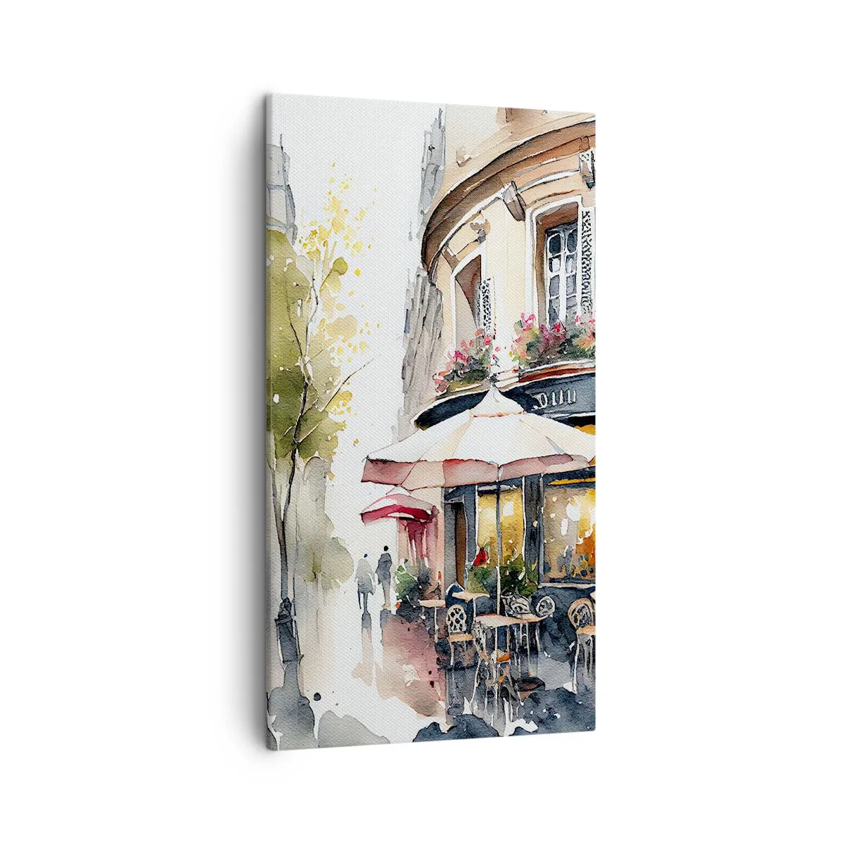 Impression sur toile - Image sur toile - Matinée parisienne - 45x80 cm