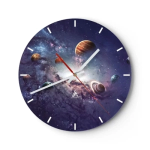 Horloge murale - Pendule murale - Système de danse solaire - 40x40 cm