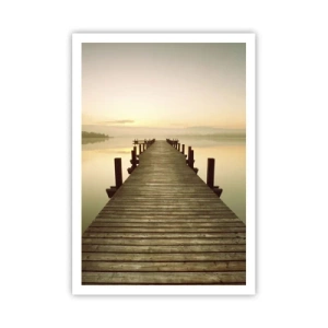 Affiche - Poster - L'aube, les premières lueurs, le jour  - 70x100 cm